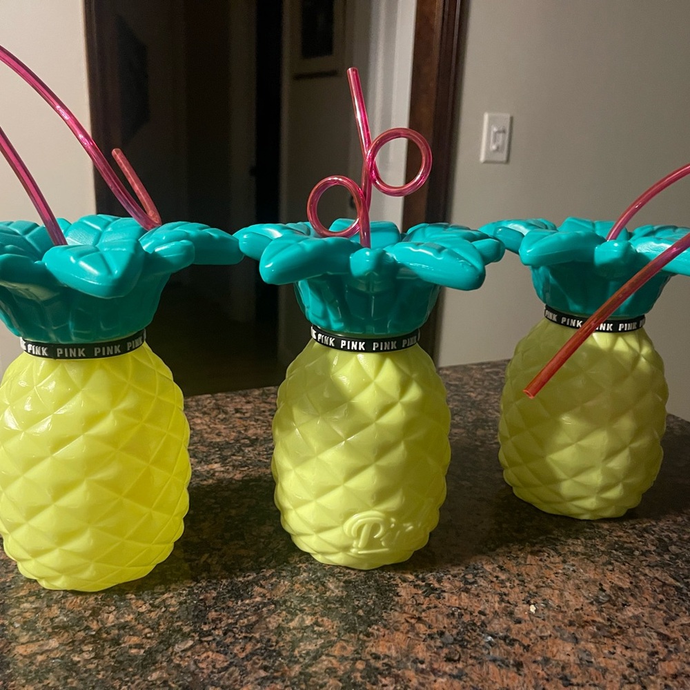 PINK Victoria's Secret Yellow and Green Party Favors
